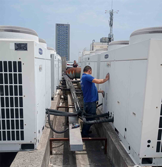 长兴中央空调制热和不制冷系统维修方法